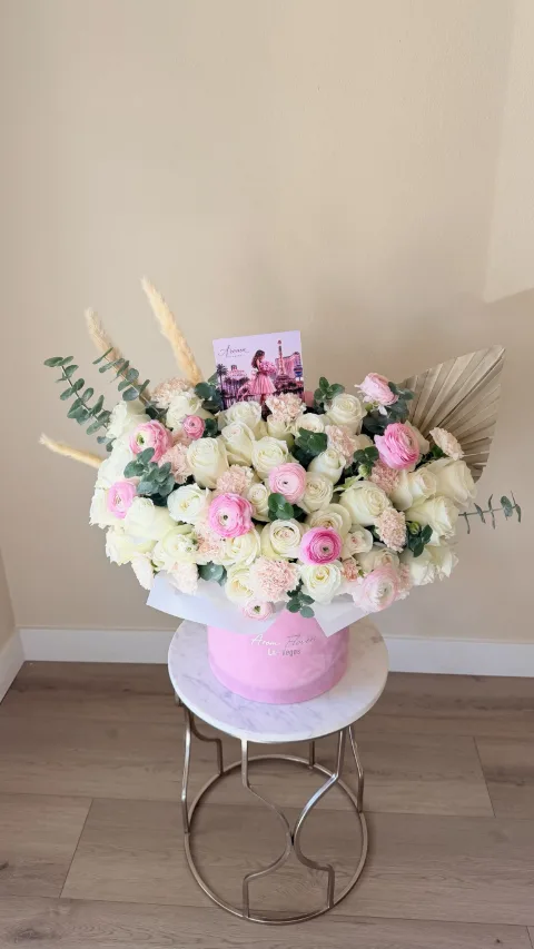 Pink Whisper Flower Box, another angle
